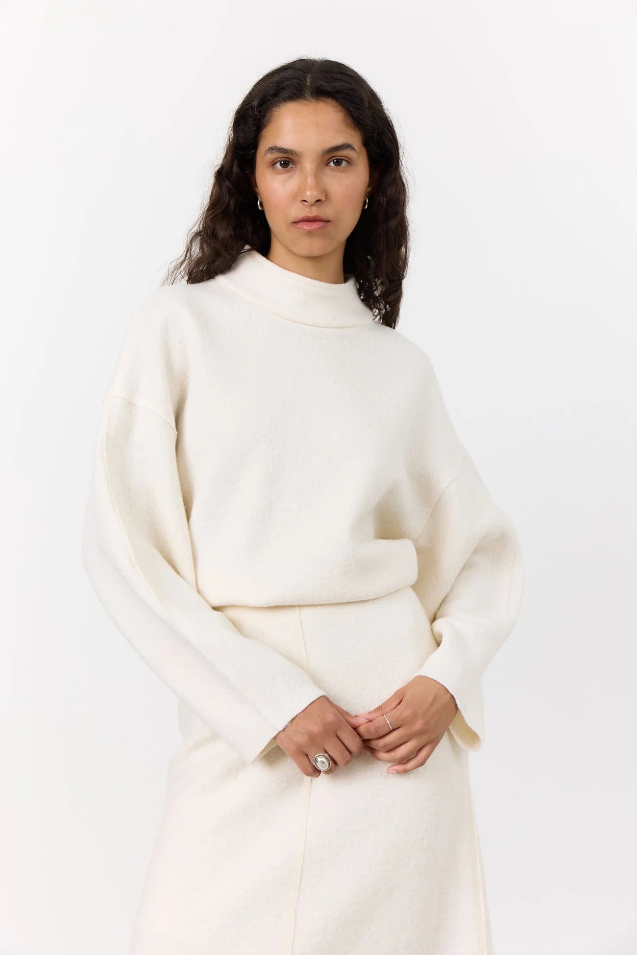 LEVETE ROOM - ICON 2 PULLOVER CREAM