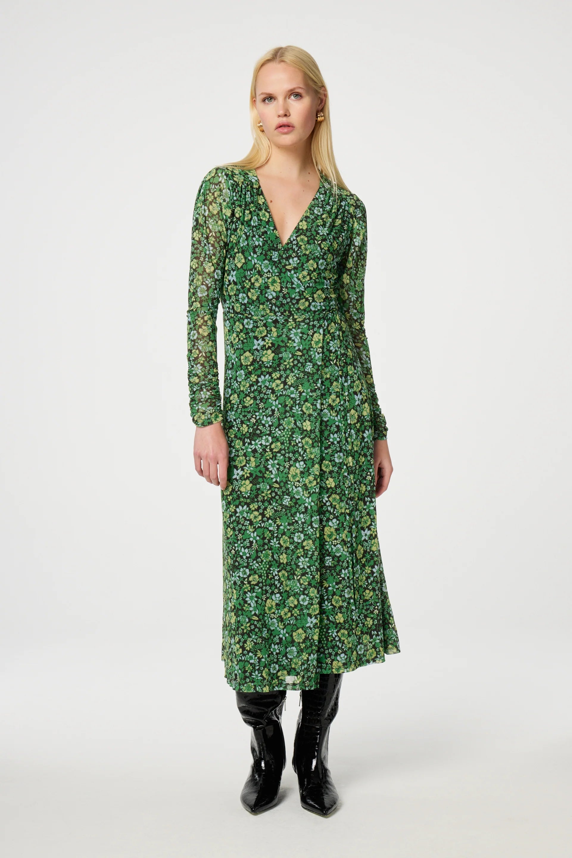 FABIENNE CHAPOT - NATALIE DRESS GREEN DOLLY