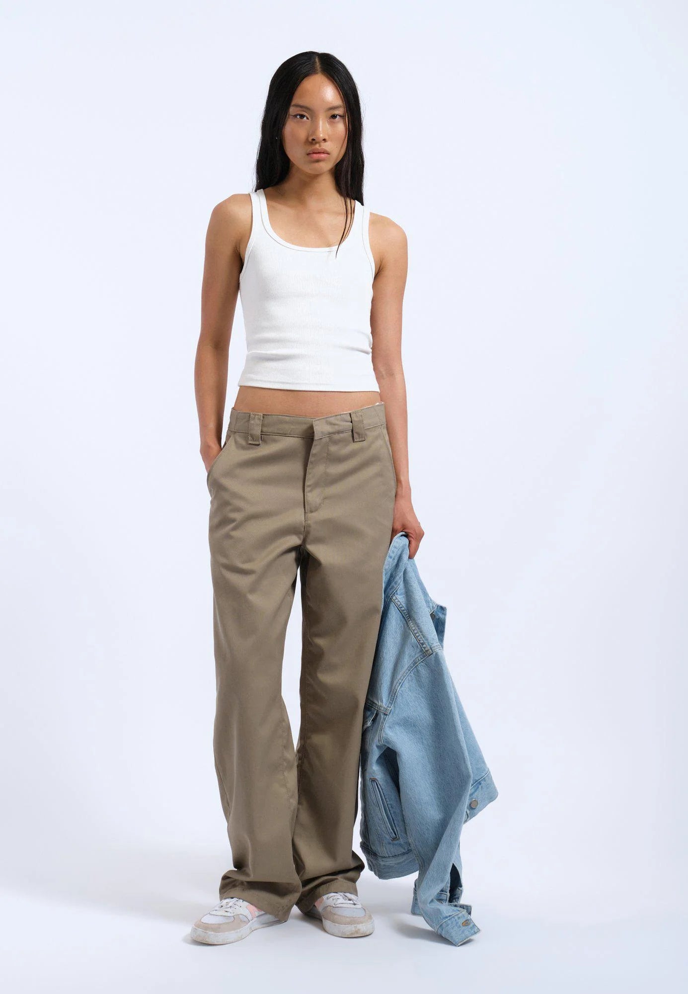 DR DENIM - HILL PANTS KHAKI - Annabelle 87