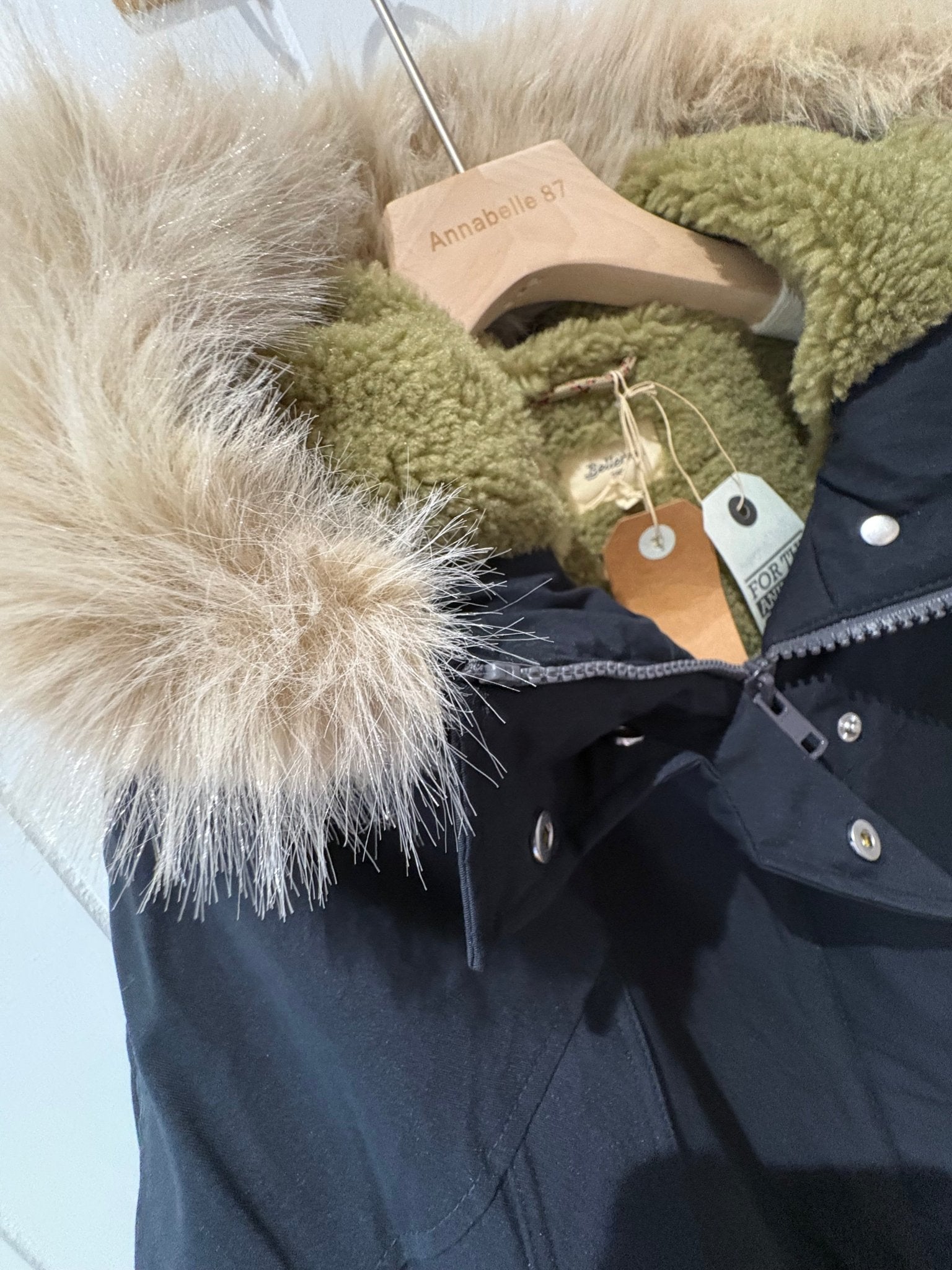 BELLEROSE - HOGGAR PARKA COAT NAVY - Annabelle 87