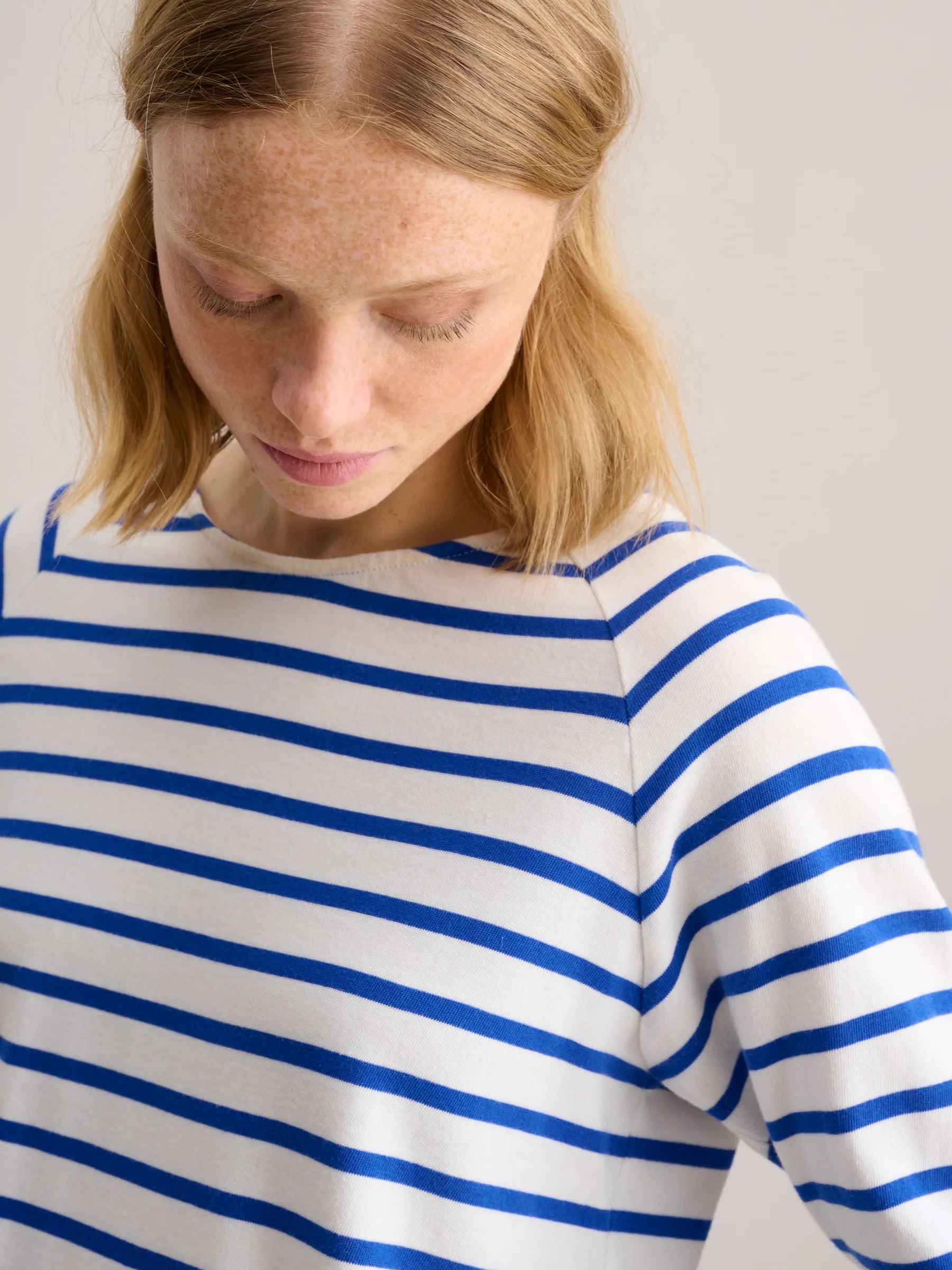 BELLEROSE - MAOW STRIPE T WITH BUTTON BACK - Annabelle 87