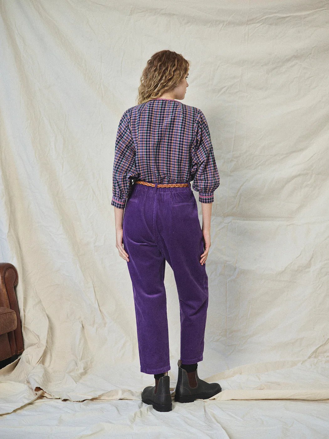 LOWIE - PURPLE CORDUROY TROUSER - Annabelle 87