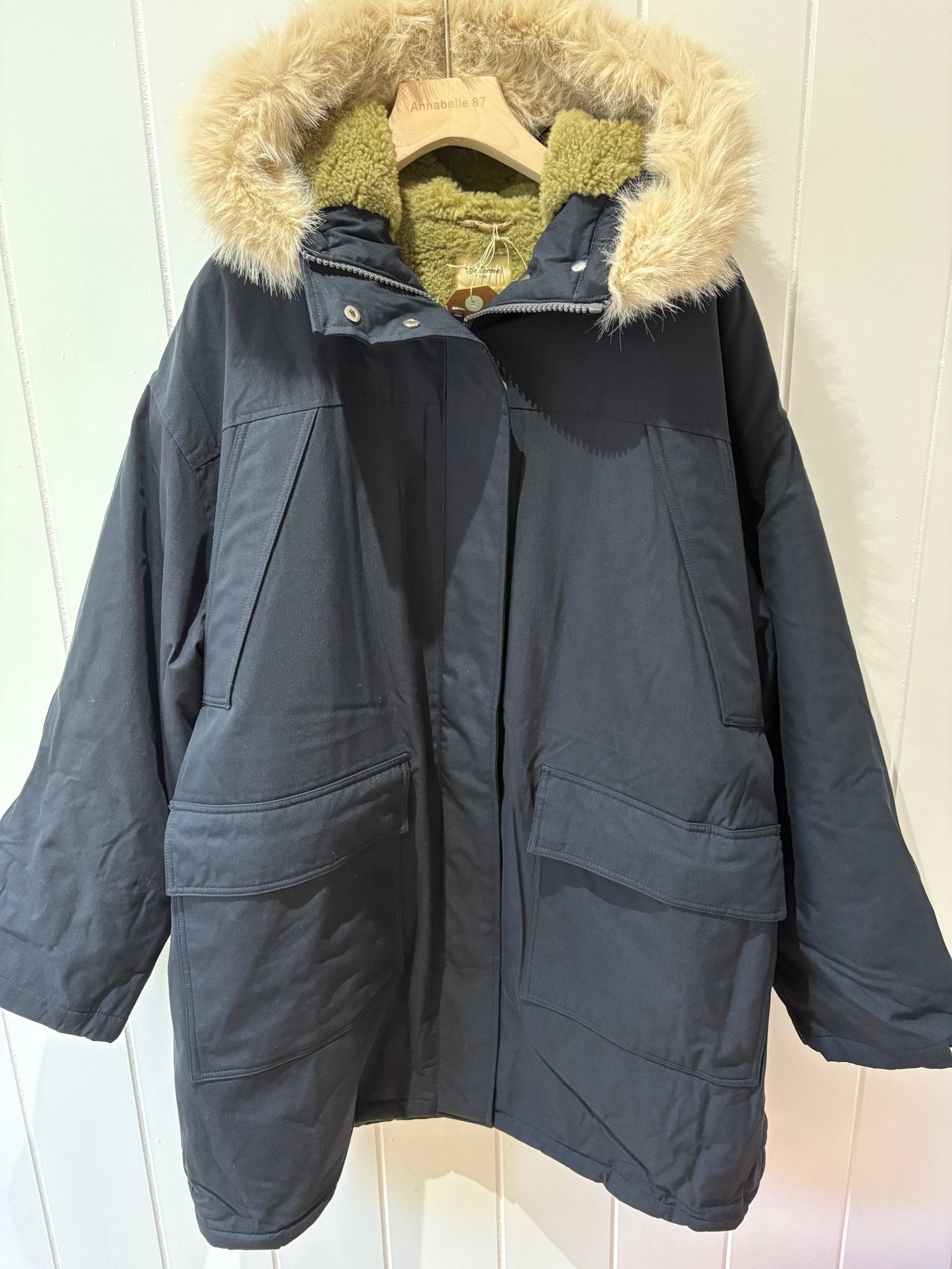 BELLEROSE - HOGGAR PARKA COAT NAVY - Annabelle 87