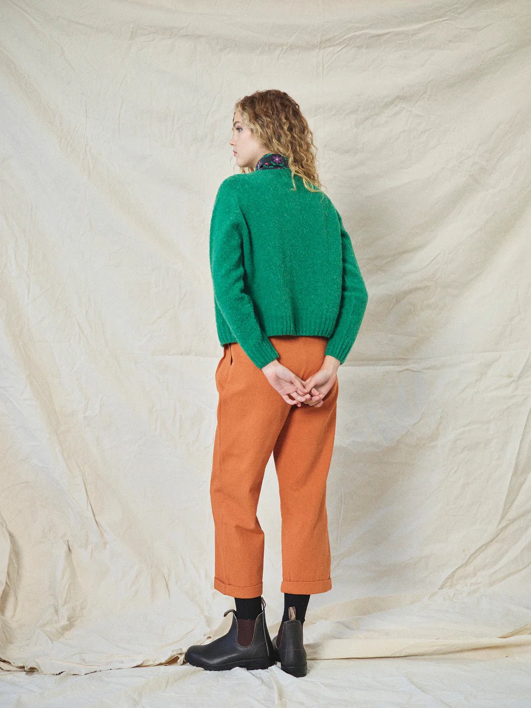 LOWIE - COTTON DRILL PANT PUMPKIN - Annabelle 87