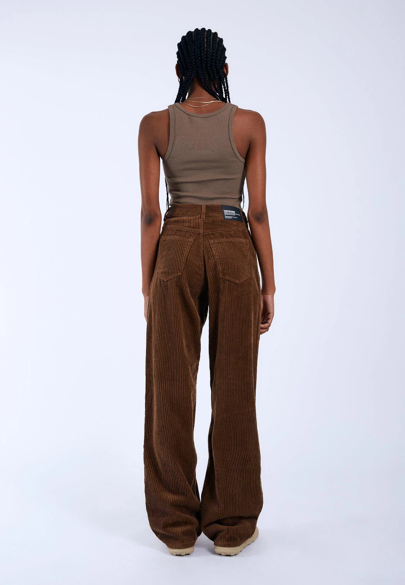 DR DENIM - DONNA BROWN CORD TROUSERS - Annabelle 87