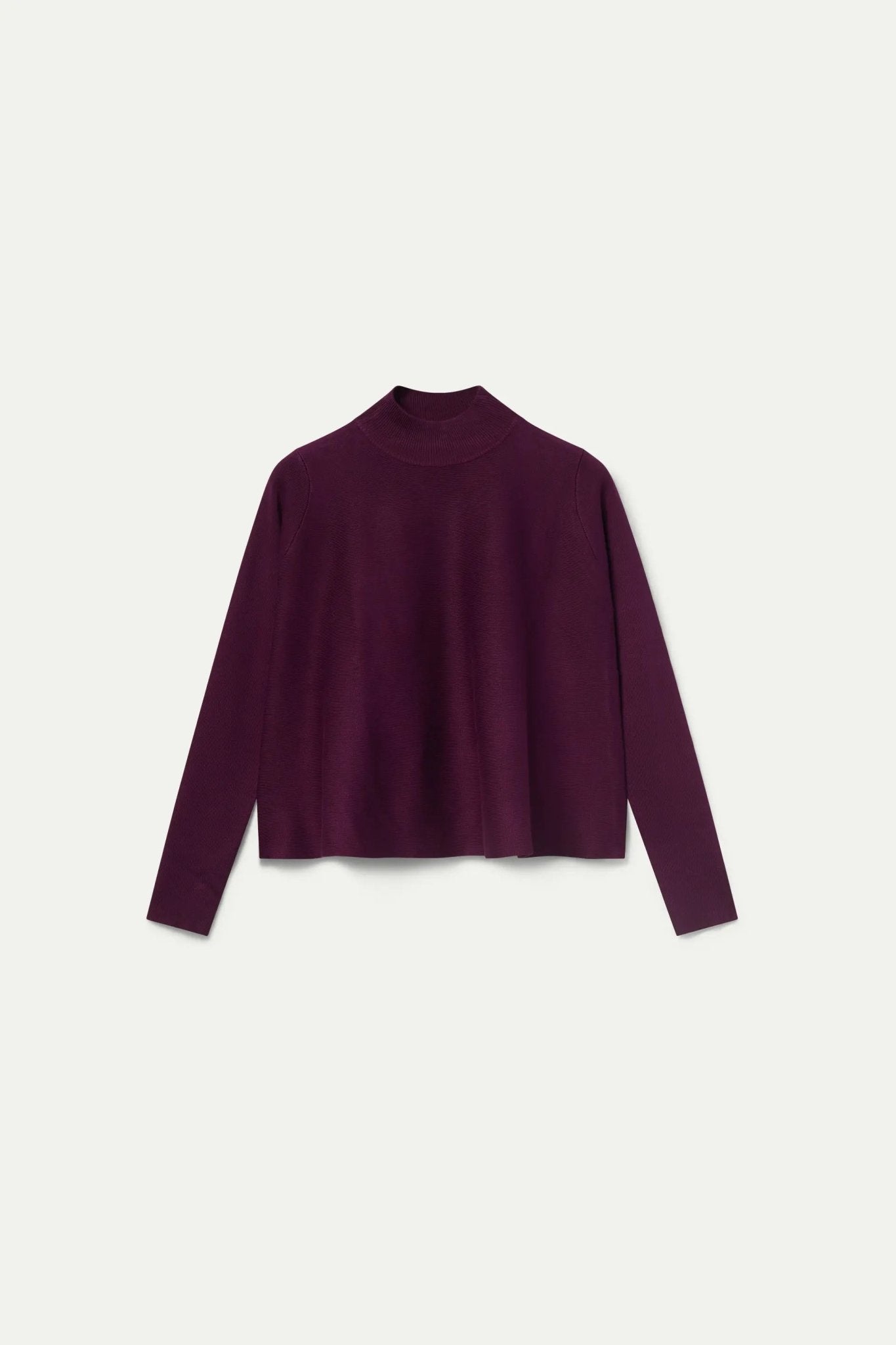 COMPANIA FANTASTICA - PURPLE MOCK NECK JUMPER - Annabelle 87