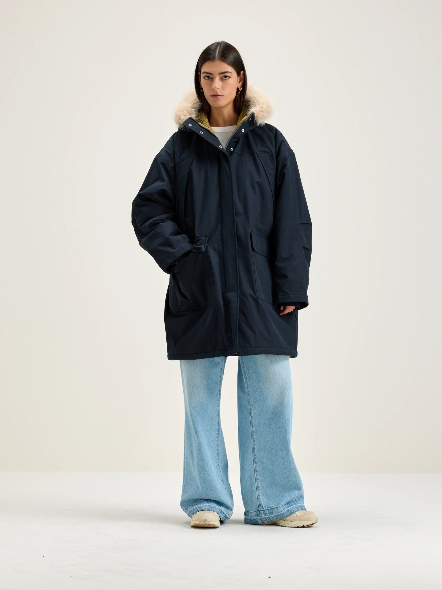 BELLEROSE - HOGGAR PARKA COAT NAVY - Annabelle 87