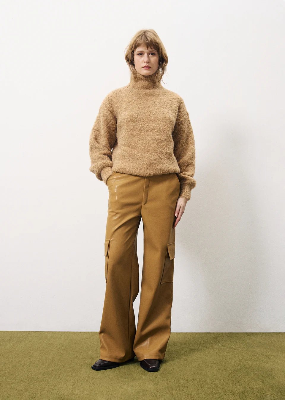 FRNCH - NADINE SWEATER CAMEL - Annabelle 87