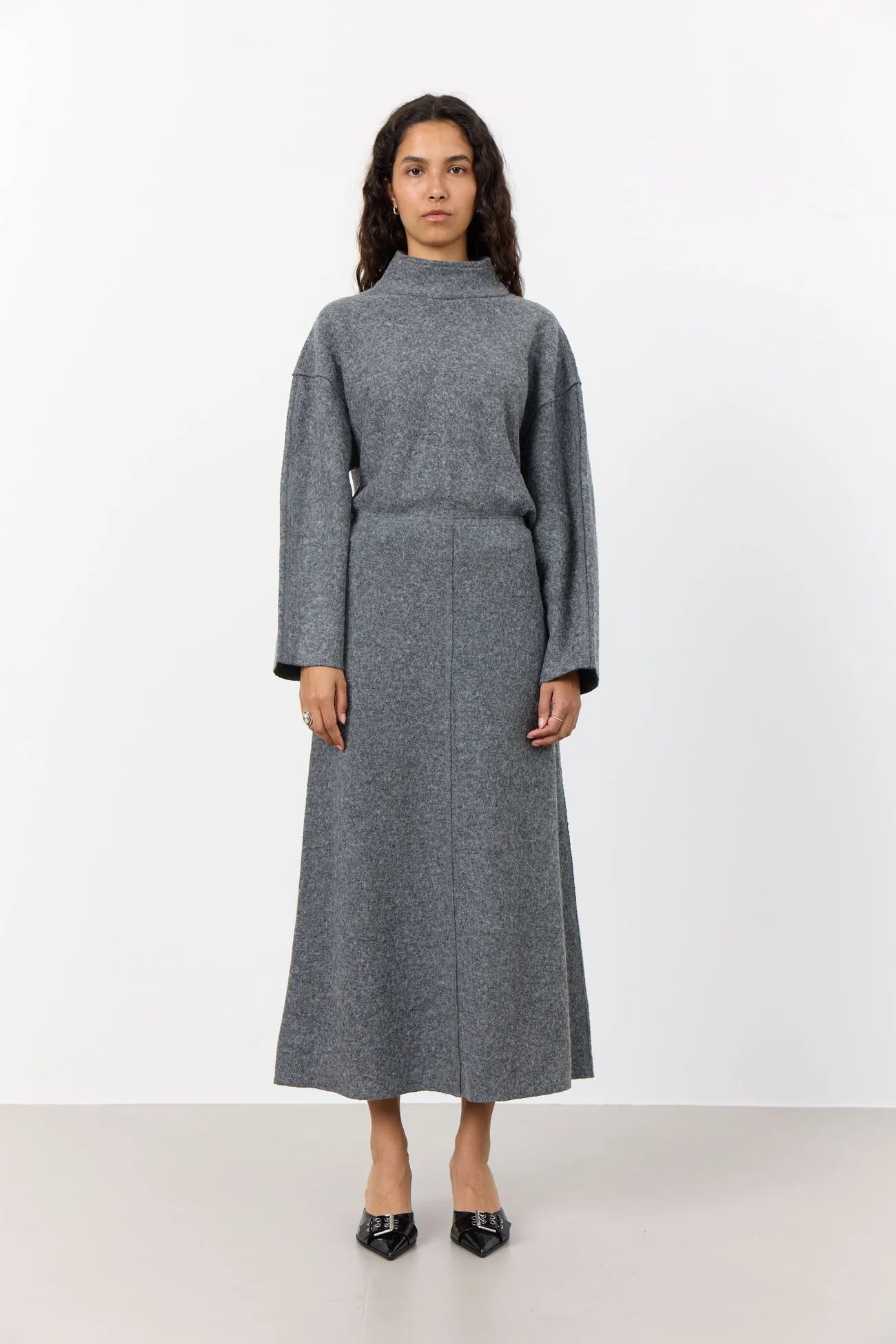 LEVETE ROOM - ICON1 SKIRT GREY