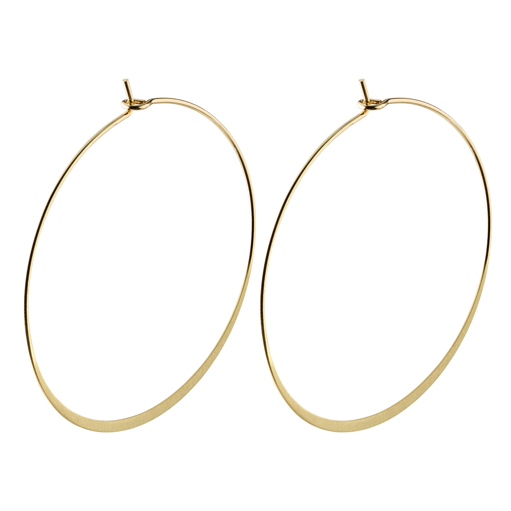 PILGRIM - TILLY LARGE HOOP EARRINGS GOLD / SILVER