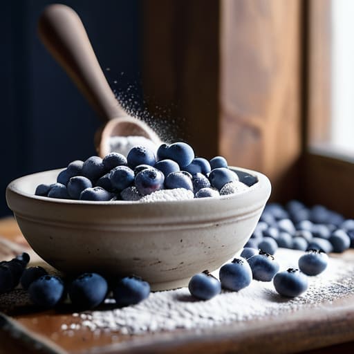 Mastering the Flour Dusting Technique for Fruit.