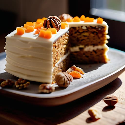 Walnut Carrot Cake Variations and the Art of the Crumb