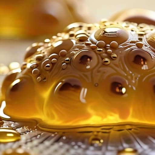 Moisture Evaporation in Fried Sweets Making Room for Gold