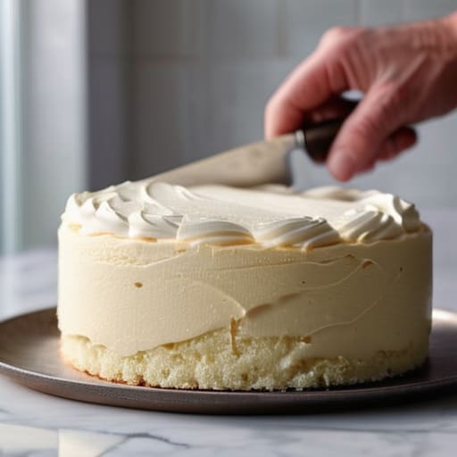 Preventing Crumbs in Frosting Through Measured Patience