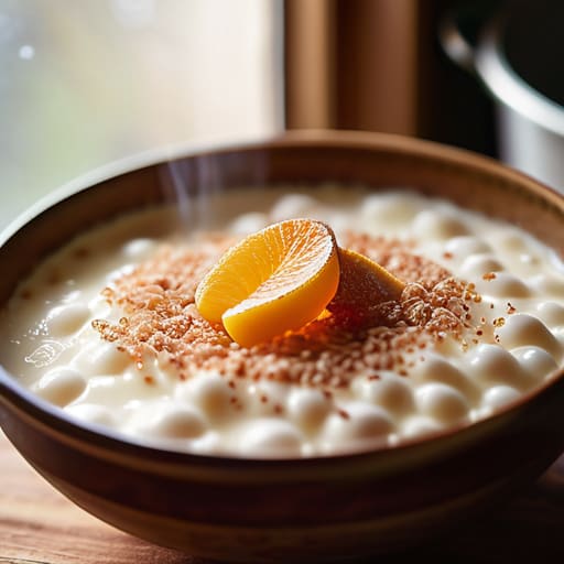 Creamy rice pudding during The Final Stir.