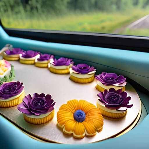 Driving a cake during The Final Stretch.