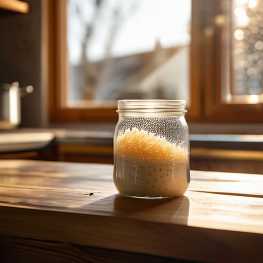 The Rhythm of the Jar sourdough starter.