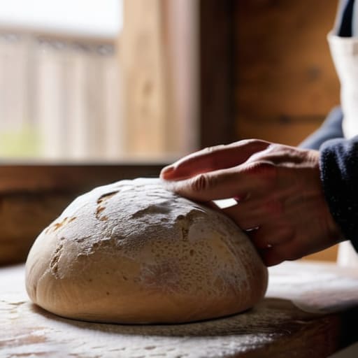 The Rhythm of the Kitchen sourdough baking.