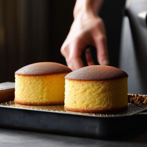 How baking tins affect results: dark tins.
