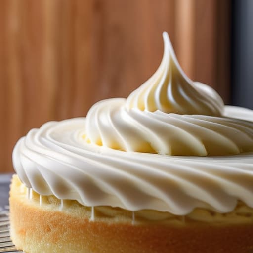 Learning how cream cheese frosting behaves.