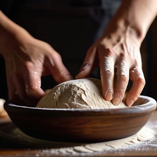 See how kneading develops structure in dough.