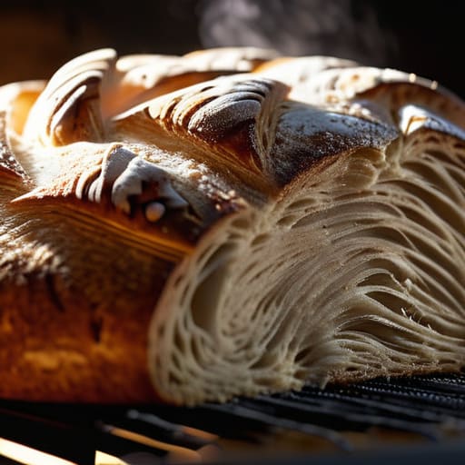 How steam changes a bake in photography.