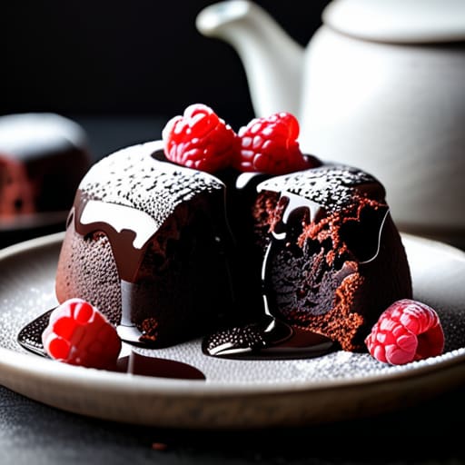 How to bake a classic chocolate lava cake.