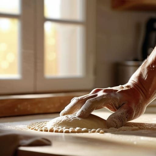 Tips on how to handle wet dough.