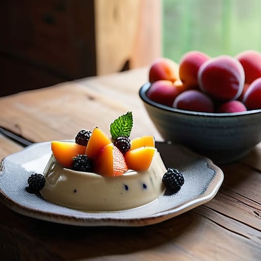 How to make a simple fruit pudding.
