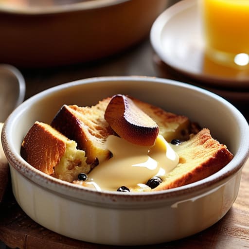 How to make bread and butter pudding.