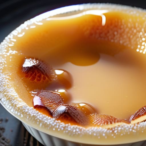 How to make crème brûlée with heat.