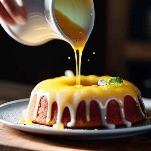Learning how to make lemon drizzle.