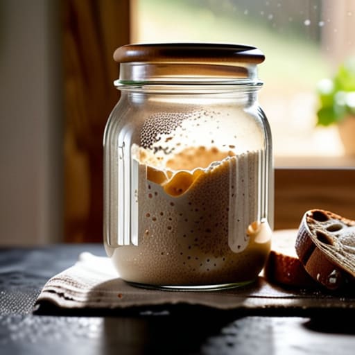 How to make sourdough starter at home.