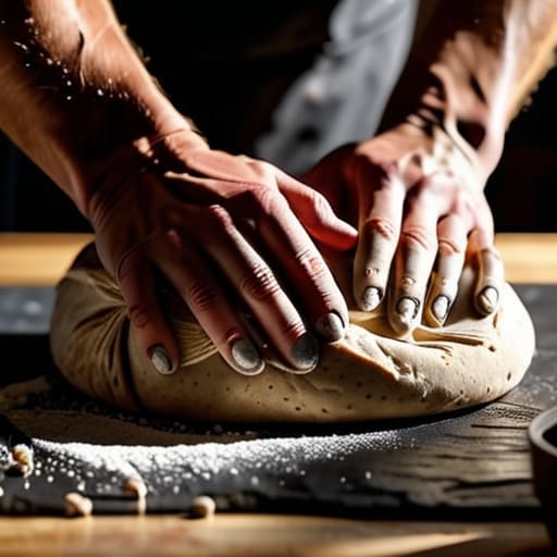 Essential tools for professional bread baking.