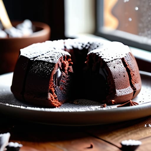 How to bake a classic chocolate lava cake.