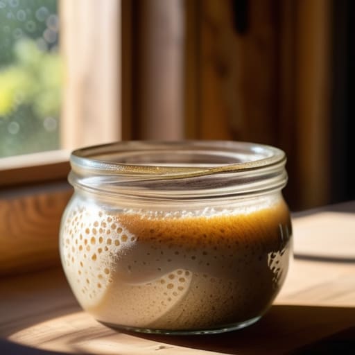 How to make sourdough starter at home.