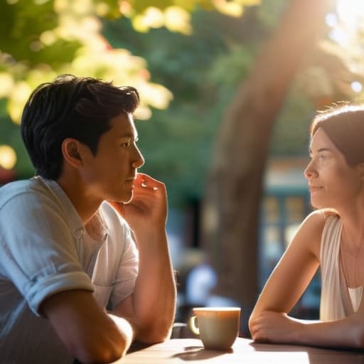 How to start a conversation with a stranger.