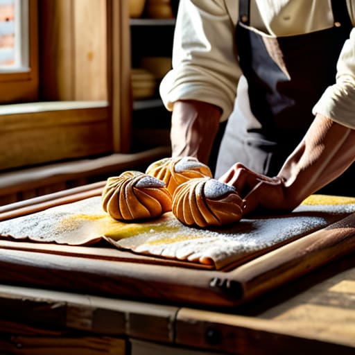 Learning the history of traditional french pastries.