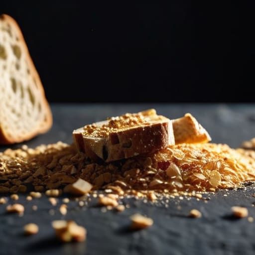 Perfectly toasted breadcrumbs, The Final Crumb.