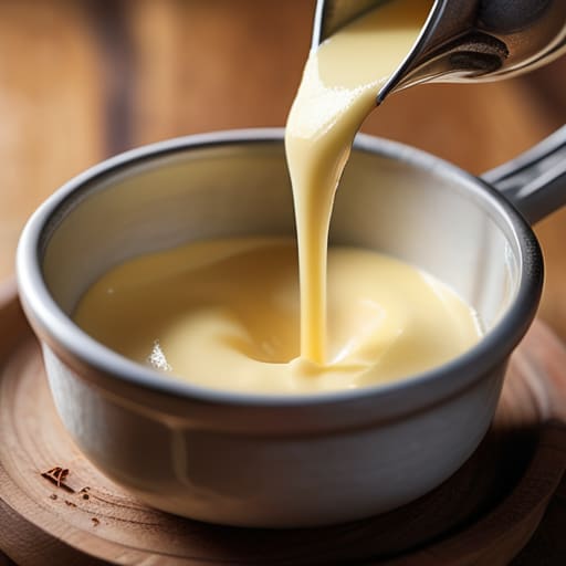 Smooth custard showing how to make custard.