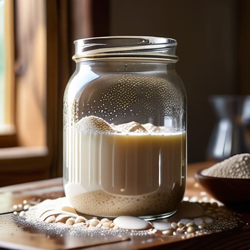 How to make sourdough starter from scratch.
